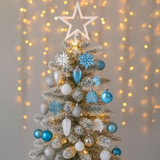 Blue and White Neo 110PCS Christmas Tree Ornaments Blue and White Neo 110PCS Christmas Tree Ornaments